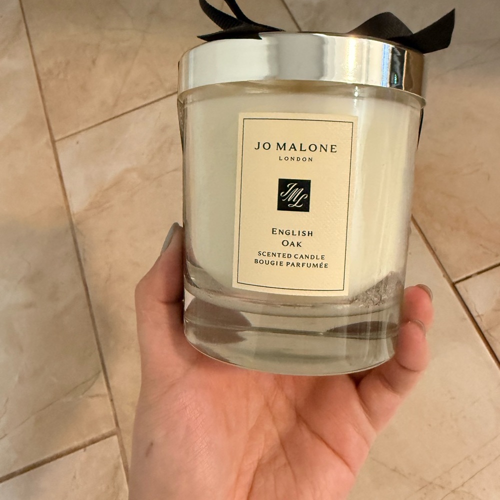 Jo Malone English Oak Candle with Black Ribbon